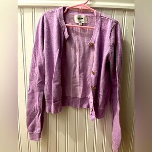 Ruum light purple cardigan sweater size 7/8